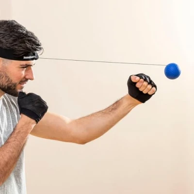 Image de InnovaGoods Kit d&#039;Entraînement de Réflexes et Agilité Balxing, Améliore Coordination Vitesse, Idéal pour Boxe Fitness, Multifonction, Unisexe, Multicolore, Taille Unique, Composite