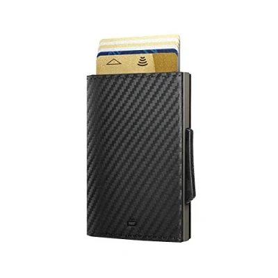 Image de ÖGON Smart Wallets Cascade Slim Wallet Portefeuille Automatique en aluminium et Cuir RFID Protection Capacité 8 Cartes Billets