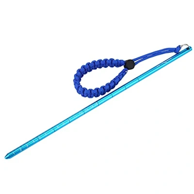 Image de Alomejor Pointeur de Plongée Bâton en Alliage d&#039;aluminium sous Marine Noise Maker Stick Rod Pointer avec lanière Poignet réglable Accessoires(Gris)