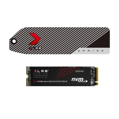 Image de PNY XLR8 SSD Gaming Kit Conçu pour s&#039;adapter à la PS5 Noir