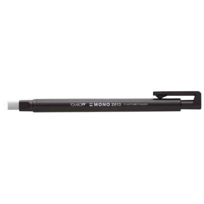 Image de Tombow EH KUS11 Stylo Gomme Mono zéro, rechargeable, pointe rectangulaire 2,5x5mm, noir