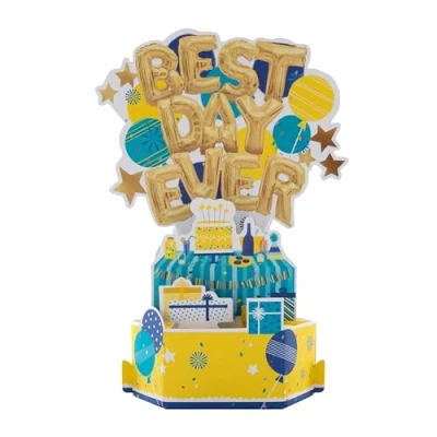 Image de Hallmark Carte d&#039;anniversaire Bannière pop up 3D