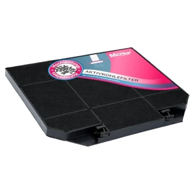Image de McFilter 1x filtre à charbon actif pour hotte aspirante EFF72, convient Bosch 00668491, AEG 9029793636, Faber 112.0157.243, 003.953.51, NYTTIG FIL 650 Filtres