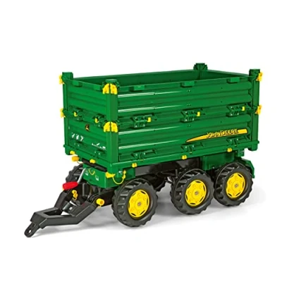 Image de Rolly Toys 12 504 3 Remorque Rollymulti Trailer John Derre Triple Essieux