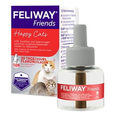 Image de Feliway Friends Recharge Flacon 30 Jours, 48 ml, Harmonie Entre Chats