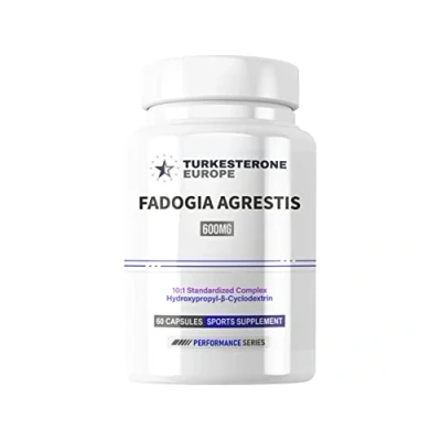 Image de Fadogia Agrestis 10:1 Complexe avec Hydroxypropyl Bêta Cyclodextrine 60 Gélules (600mg) Turkesterone Europe®