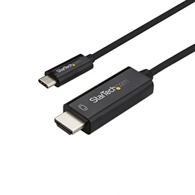 Image de StarTech.com Câble adaptateur USB C vers HDMI 4K 60 Hz de 2 m Type en noir (CDP2HD2MBNL)