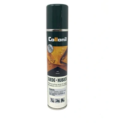 Image de Collonil Nubuk + Velour Spray, spray imperméabilisant et soin, 200 ml, Noir