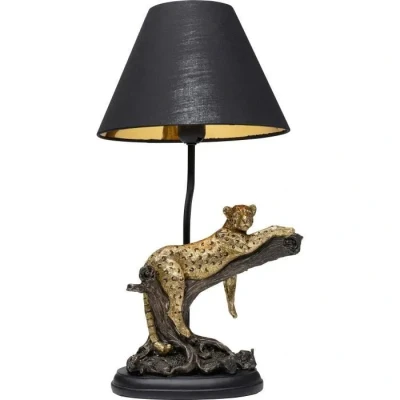 Image de Lampe KARE Léopard Allongé 1 Ampoule E27 40W Max Design Contemporain