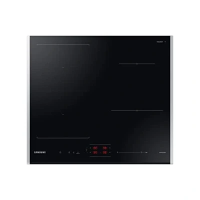 Image de Samsung Plaque à induction autonome (NZ64B5046JK/U1), 60 cm, vitrocéramique, FlexZone, SmartThings Cooking, touches tactiles avec curseur