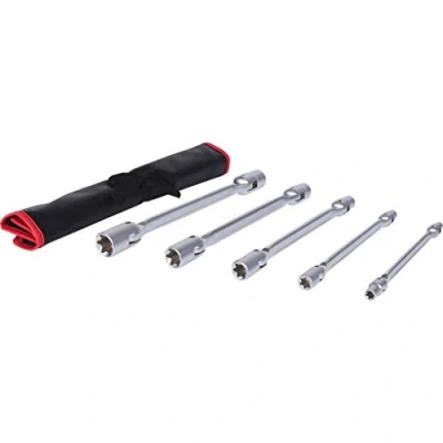 Image de KS Tools 517.0340 Jeu de 5 Clés à Douilles Articulées TORX