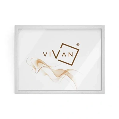 Image de VIVAN Cadre en bois, blanc mat, format image 30 x 40 cm