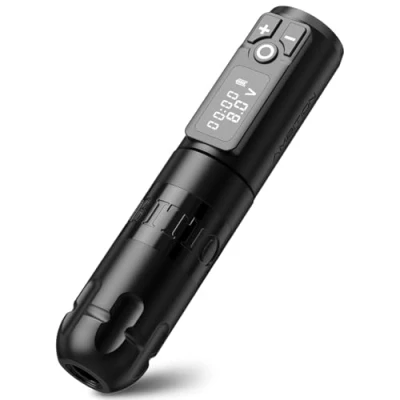 Image de Ambition Soldier Machine rotative de cartouche tatouage stylo batterie avec l&#039;affichage LED numérique moteur sans noyau puissance fil 2400 mAh pour des tatoueurs