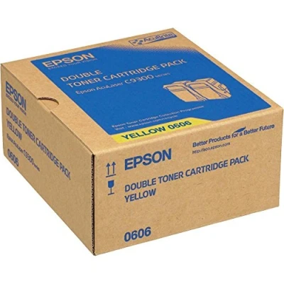 Image de Toner Epson S050606 jaune 2x Multipack