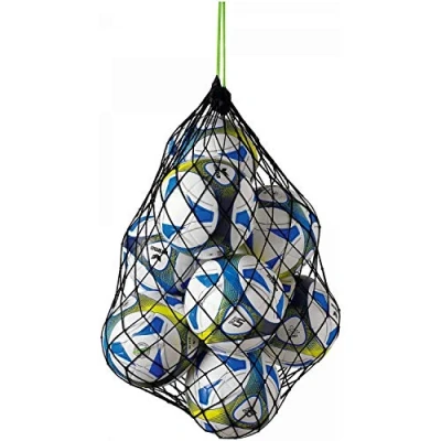 Image de Erima Mixte Filet À pour 12 ballons, Noir/Green, Taille unique EU