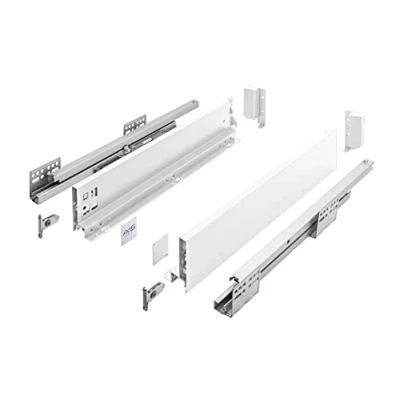 Image de GTV Système de tiroir AXIS PRO I Ensemble avec extension complète Blanc Charge maximale 40 kg Push to Open synchronisation Accès libre Largeur : 300 mm Hauteur 86