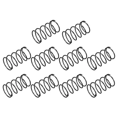 Image de sourcing map Ressort de Compression 1.2mm Fil Diamètre, 20mm OD, 35mm Libre Longueur Acier Extension Noir 10Pcs