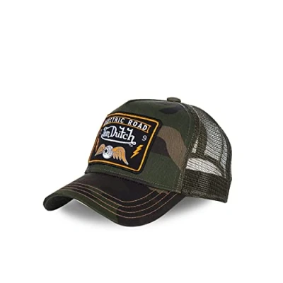 Image de Von DUTCHCasquettes Hommes VD/0/CAS1/SQUARE4B, Vert, Taille unique
