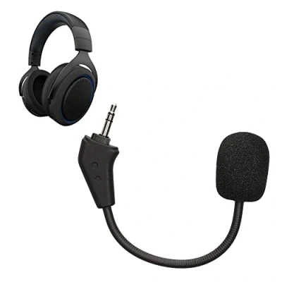 Image de kwmobile Microphone de remplacement compatible avec Corsair HS50 HS60 Pro HS70 HS75 Micro rechange pour casque audio gaming noir