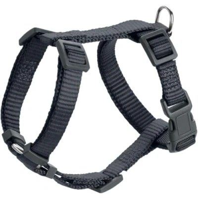 Image de HUNTER Harnais London Vario Rapid Anthracite Taille Mini 18 30/XXS Réglable en 4 Positions avec Fermeture de sécurité Doux et Flexible Indéchirable à séchage Rapide Léger Facile
