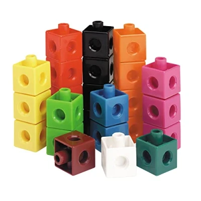 Image de Learning Resources Cubes emboîtables (jeu de 500), 22,4 x 21,1 11