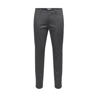 Image de Only &amp; Sons MARK Check Chino, Homme, Taille: 34x34, Demitasse