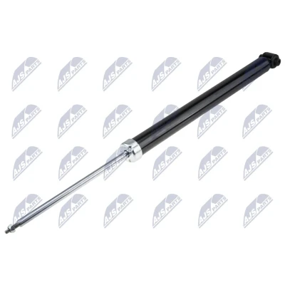 Image de NTY A MZ 015 Amortisseur Essieu arrière Pression de gaz Système monotube télescopique Goujon en haut, Bossage bas MAZDA: 3 5 portes,