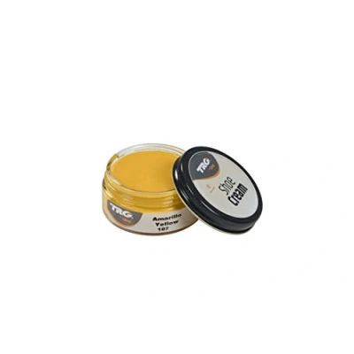 Image de TRG the One Shoe Cream, Crème pour cuir et synthétique, Jaune (107 Yellow), 50 ml