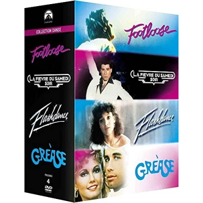 Image de Paramount Collection Danse : Footloose + La fièvre du Samedi Soir Flashdance Grease Livre d’occasion Bon
