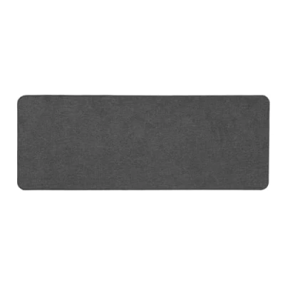 Image de Douceur d&#039;Intérieur, Tapis Rectangle (45 x 120 cm) Simeo Anthracite, Tissé Uni
