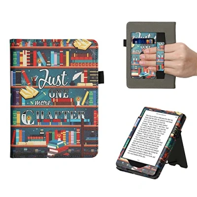 Image de kwmobile Etui Compatible avec Kindle Paperwhite 11e génération Étui à Rabat magnétique Tablette eReader Similicuir pour Multicolore