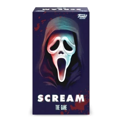 Image de FUNKO GAMES Scream Le Jeu de Société Coopératif dès 13 Ans Coopérez pour Tous Gagner Contre Ghost Face Expérience Immersive avec Application 20 Min 3 à 8 Joueurs Version Anglaise