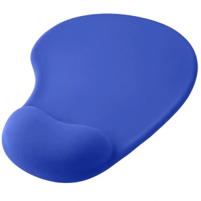 Image de OcioDual Tapis de souris avec repose poignet en gel, ergonomique, couleur Bleu, base caoutchouc antidérapante