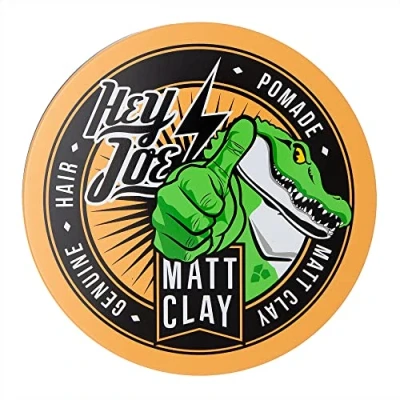Image de HEY JOE! Genuine Hair Pomade Matt Clay Pro Size Cire Mate à Tenue Moyenne Boîte de 350 ml