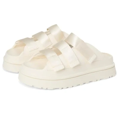 Image de UGG Goldenglow Slide Mules à talons offwhite, Femme, Taille: 38, Off white Imitation cuir/textile