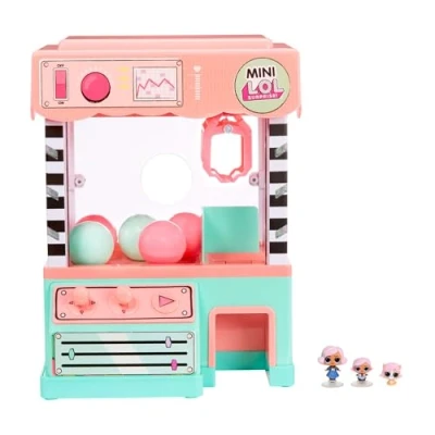 Image de LOL Surprise Minis Machine à Pince avec 5 Surprises Contient 1 Mini citadine OMG, poupée élégante &amp; Chiot, des lumières et Sons interactifs Dès 4 Ans