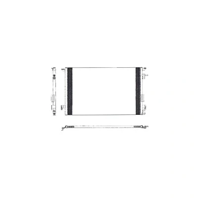 Image de DELPHI TSP0225463 Condenseur De Clim sans déshydrateur 20 17 OPEL: Vectra C CC, Berline, Signum SAAB: 9 3 Berline