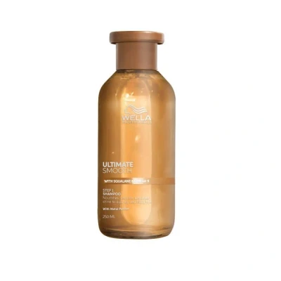 Image de Wella Professionals Ultimate Smooth Shampooing Nourrissant avec Squalane &amp; Omega 9 Pour Cheveux Secs, Ternes et Frisés (250ml)
