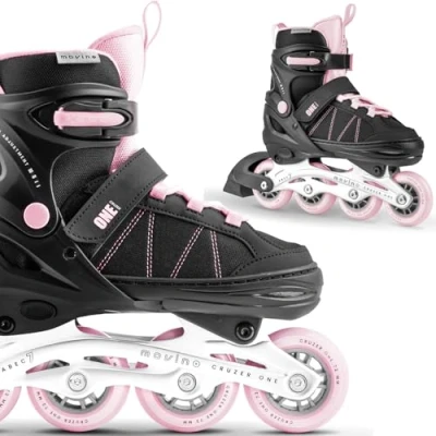 Image de Patins à Roues Alignées Ajustables Movino Cruzer One Pointure 34 37 Longueur de la Semelle Intérieure 21 23 cm