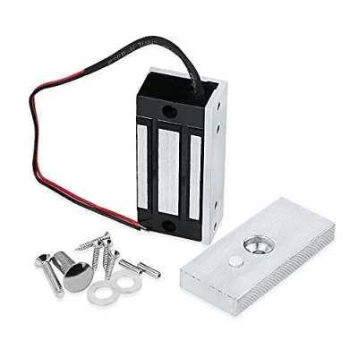 Image de Gaocinys serrure électromagnétique 60 kg Contrôle d&#039;accès magnétique électronique DC 12 V Fail Safe NC Mini de porte pour système sécurité électrique