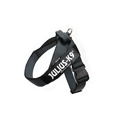 Image de Julius K9, Harnais à sangles IDC Color &amp; Gray, Taille 2, Noir Gris