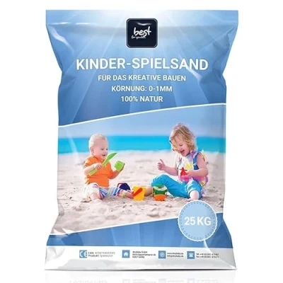 Image de Best for Garden 25 kg de Sable Jeu Quartz pour décoratif bac a testé par Le TÜV qualité supérieure (25 kg)