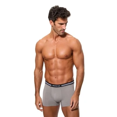 Image de Abanderado Boxer Con cinturilla Extra Suave de algodón elástico, Gris (Gris Intenso 134), X Large (Taille Fabricant: XL/56) Homme