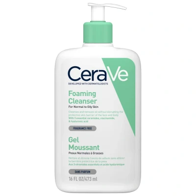 Image de CeraVe Gel Nettoyant Moussant 473 ml