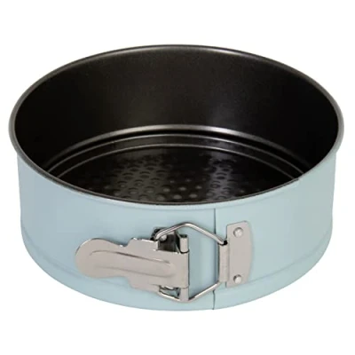 Image de wenco Premium Mini moule à saut rond Ø 18 cm Revêtement anti adhésif en acier au carbone Vert menthe (version 2022)