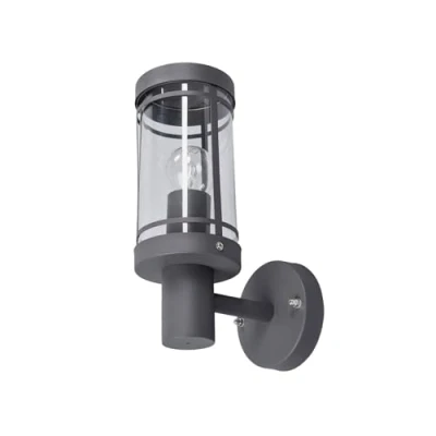 Image de Lindby Applique Exterieur Djori (Moderne) en Noir Inox (1 lampe,à E27), Murale Exterieur, Luminaire Lampe Jardin, Eclairage d’exterieur