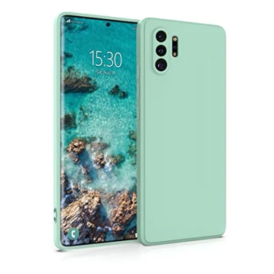 Image de MyGadget Coque pour Samsung Galaxy Note 10 Plus Case TPU Souple &amp; Soft Cover Protection Extra Fine Légère Étui Coloré Anti Choc et Rayures Vert Menthe