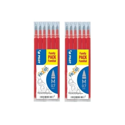 Image de Pilot FriXion Ball Lot de 12 recharges pour stylo roller, 0,7 mm, noires, 4 ensembles 3