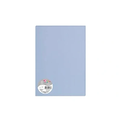 Image de Clairefontaine 26138C Sachet de 5 Feuilles Format A4 (21x29,7cm) 120g/m² Coloris Bleu Lavande Invitation Evènements et Correspondance Gamme Pollen Papier Premium Lisse