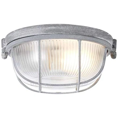 Image de BRILLIANT lampe Lauren applique et plafonnier 19cm béton gris 1x A60, E27, 40W, adapté aux lampes normales (non inclus) Échelle A ++ à E Convient LED